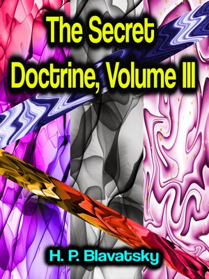 cover image of The Secret Doctrine, Volume III